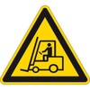 Piktogramm 306 dreieckig Selbstklebend - "Warnung vor Flurförderzeugen" 200mm